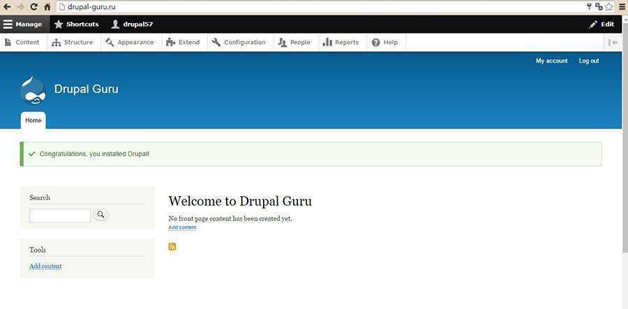 Як зробити сайт на Drupal самостійно